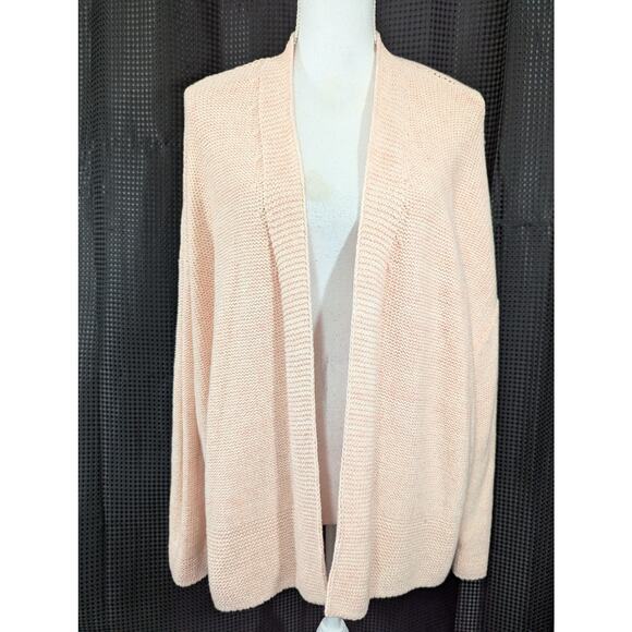 NWOT! OLD NAVY! SWEET CANDY PINK OVERSIZED PURL KNIT STITCH CARDI SWEATER! SZ XL - Picture 2 of 8